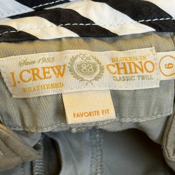 J.CREW Reinforced Knee Ankle Zip Utility Jogger Chino Pants in Khaki SZ 6 - Picture 8 of 11